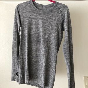 Gray Lululemon long sleeve